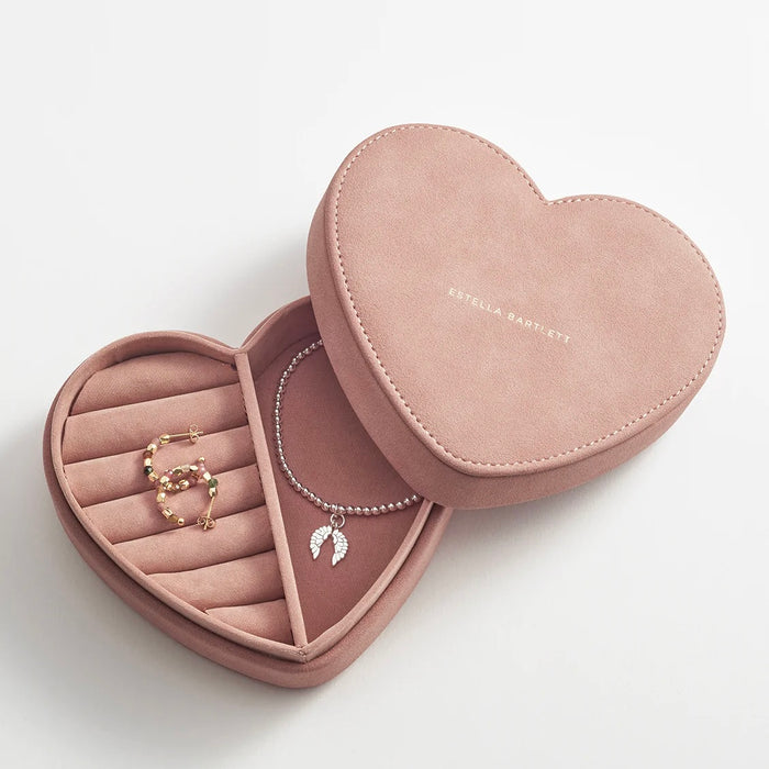 Heart Jewellery Box - Dusky Pink