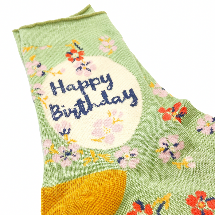 Happy Birthday Ladies Ankle Socks