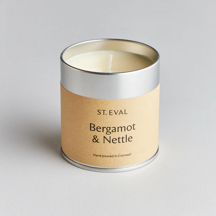 St Eval Bergamot & Nettle Candle Tin