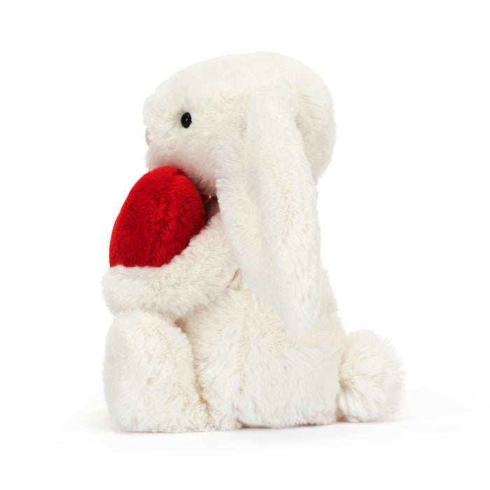 Bashful Red Love Heart Bunny