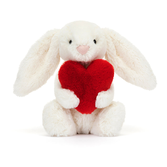 Bashful Red Love Heart Bunny