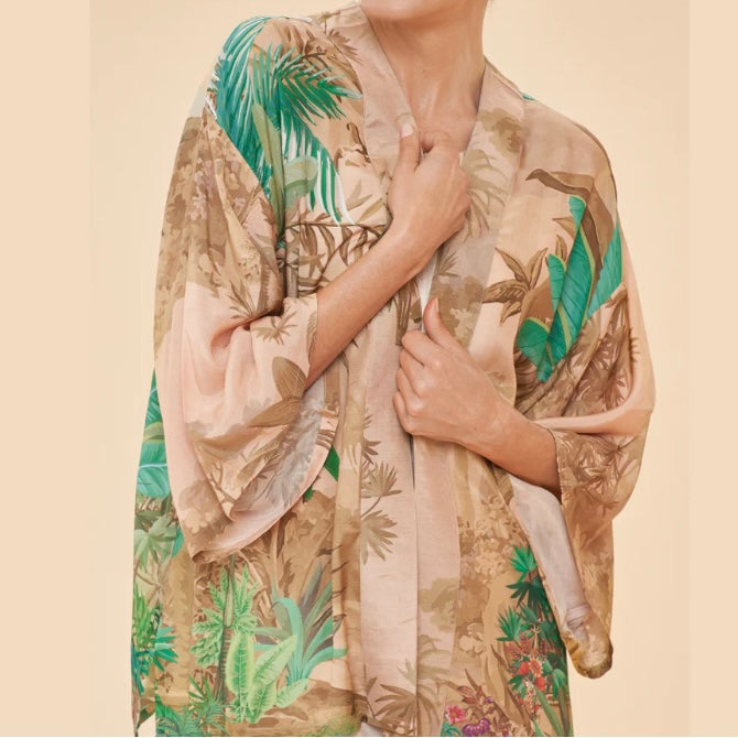 Kimono Jacket - Oasis Coconut