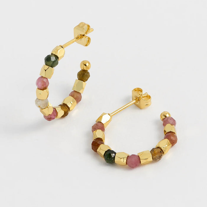 Coco Gemstone Bubble Hoops