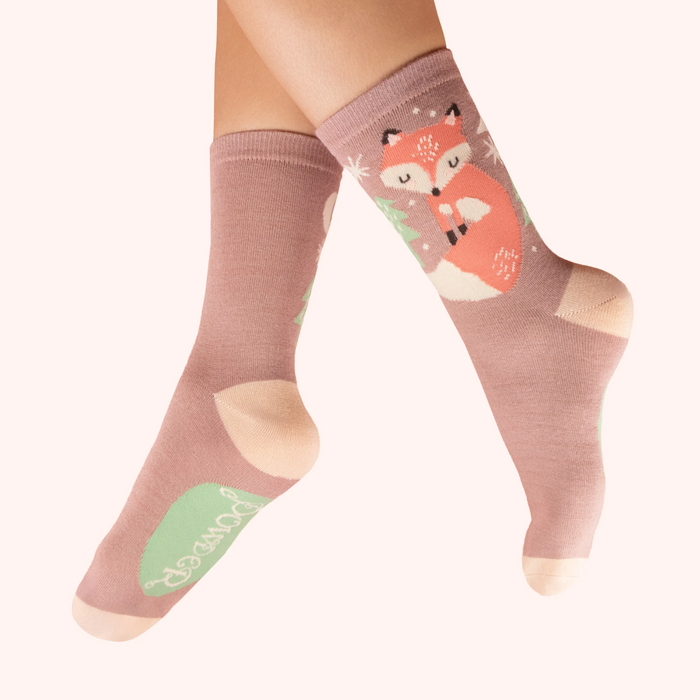 Scandi Fox Ankle Socks