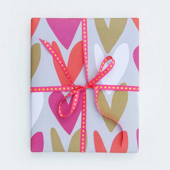 Gift Wrap Hearts