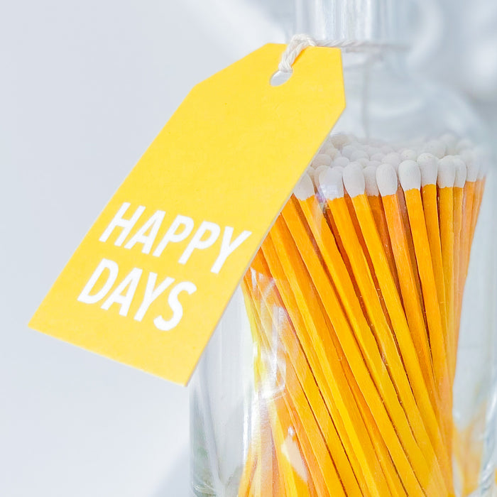 Bottle Matches HAPPY DAYS